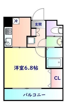 仙台駅 徒歩5分 5階の物件間取画像